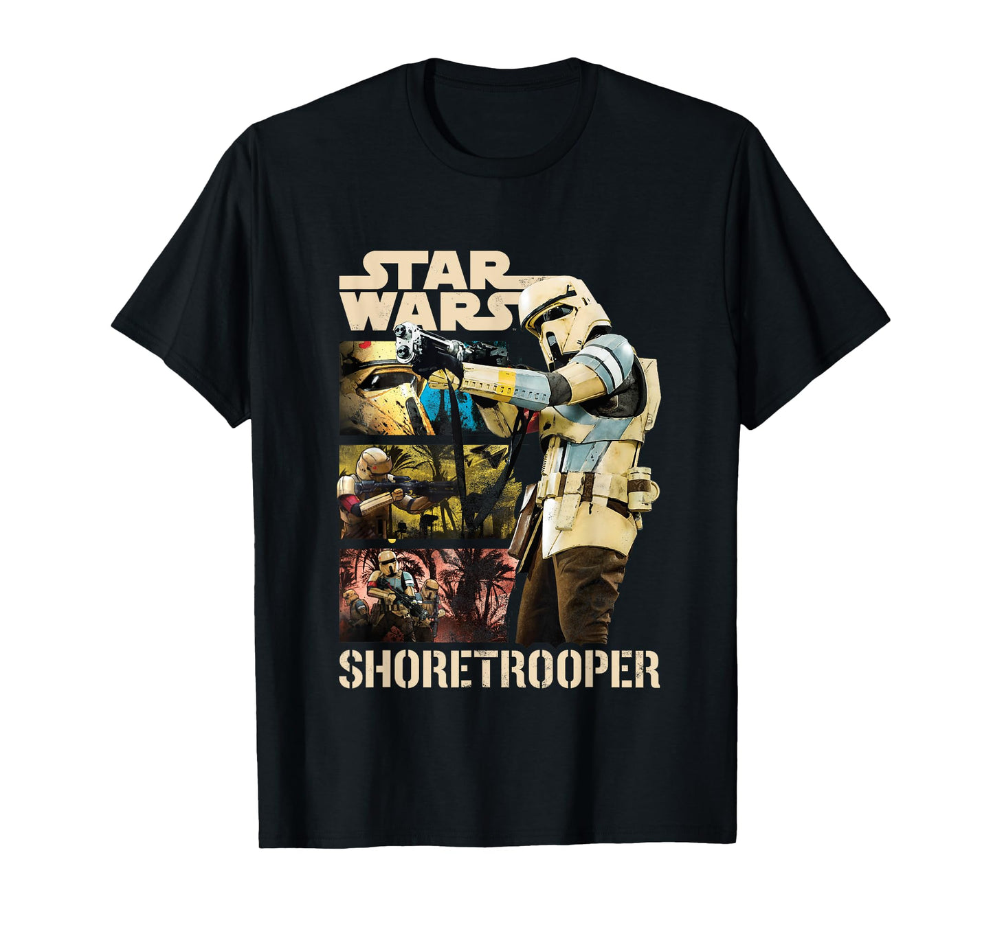 Star Wars Rogue One Shoretrooper Movie Panels T-Shirt