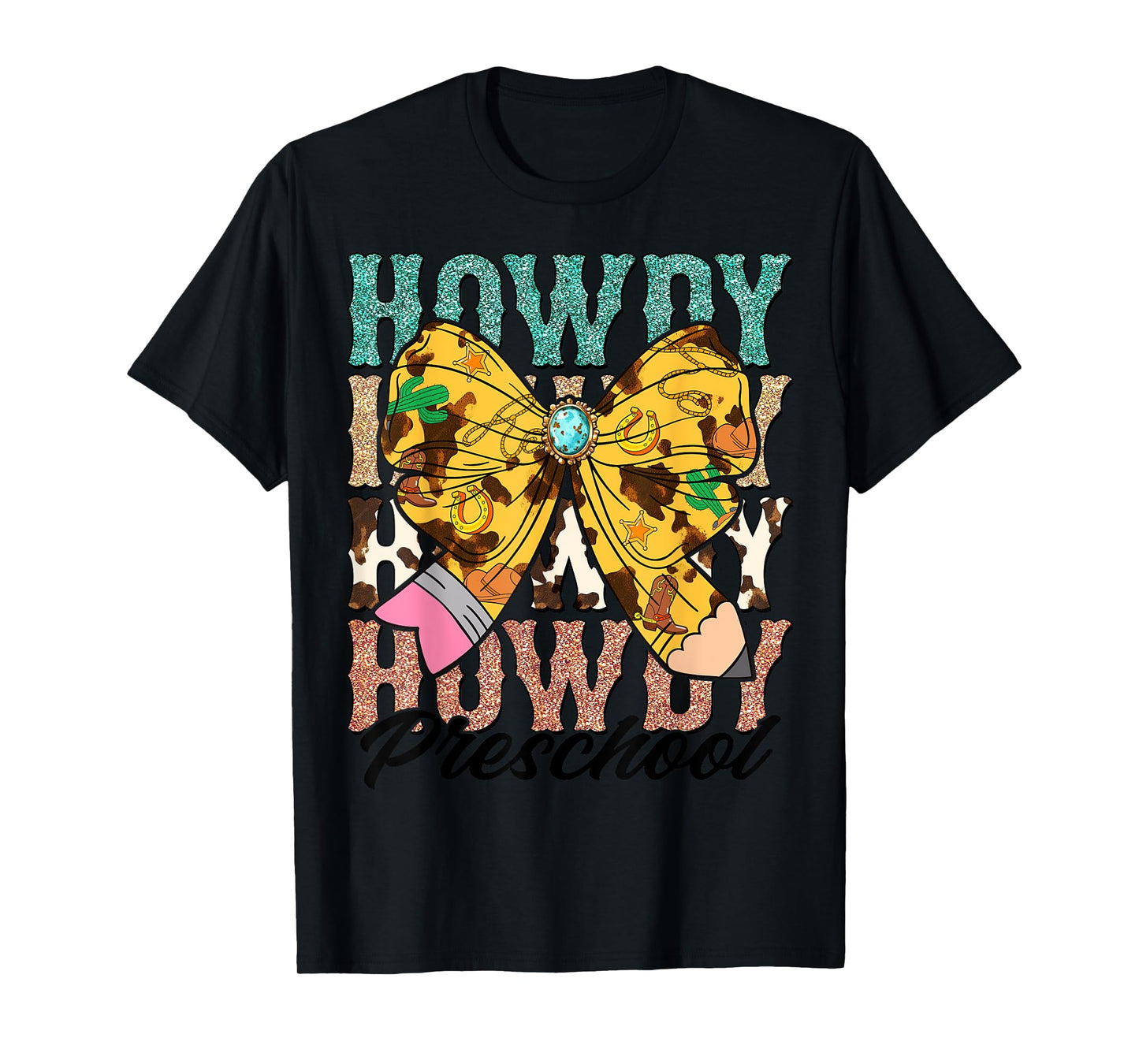 Howdy Preschool 1st Grade Teacher Western Cowboy Cowgirls T-Shirt