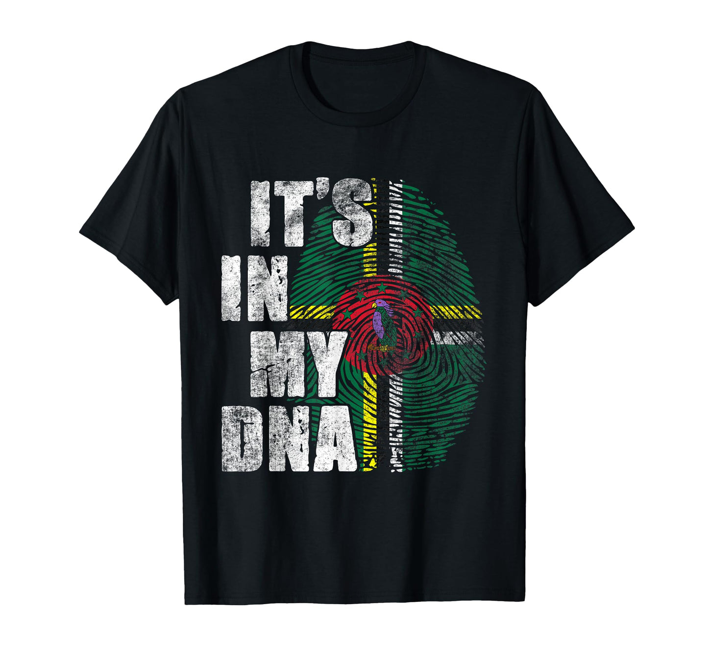 It's In My DNA Dominica Flag Shirt Funny Dominican Pride T-Shirt