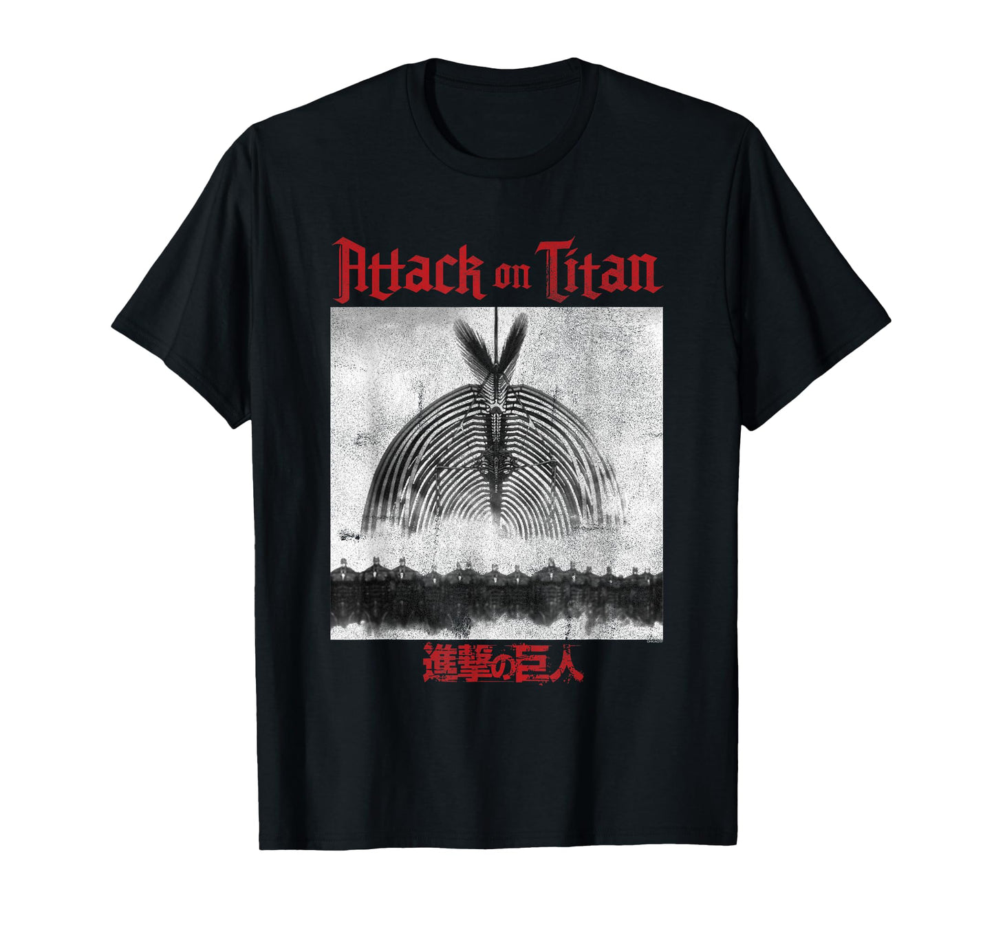 Attack on Titan Season 4 The Rumbling Wall Titans Anime T-Shirt
