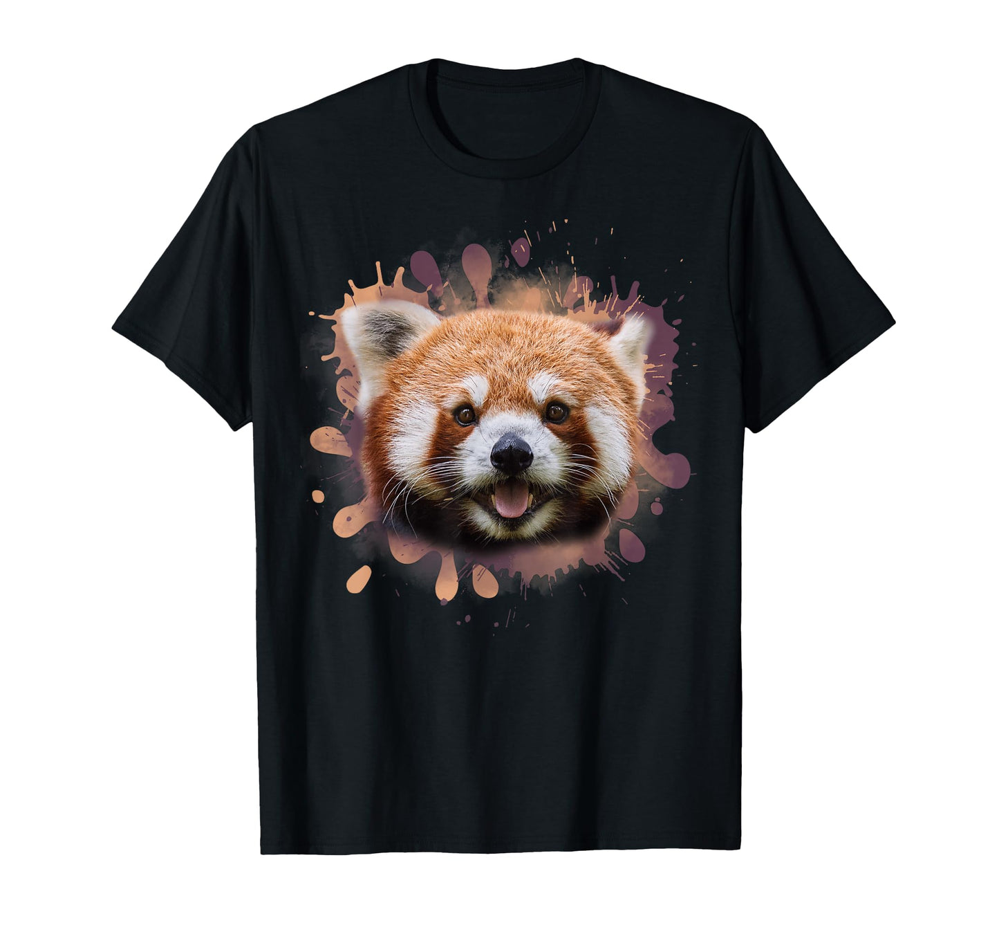 Red panda cat bear illustration T-Shirt