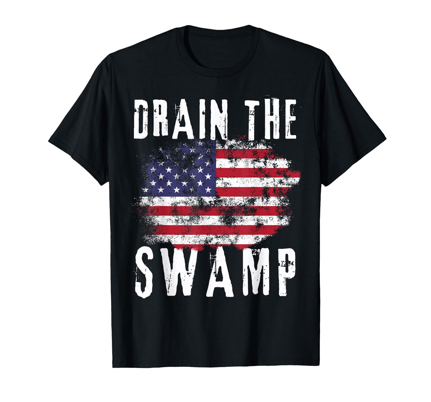 Drain The Swamp - Rustic USA Patriot 2024 Political T-Shirt