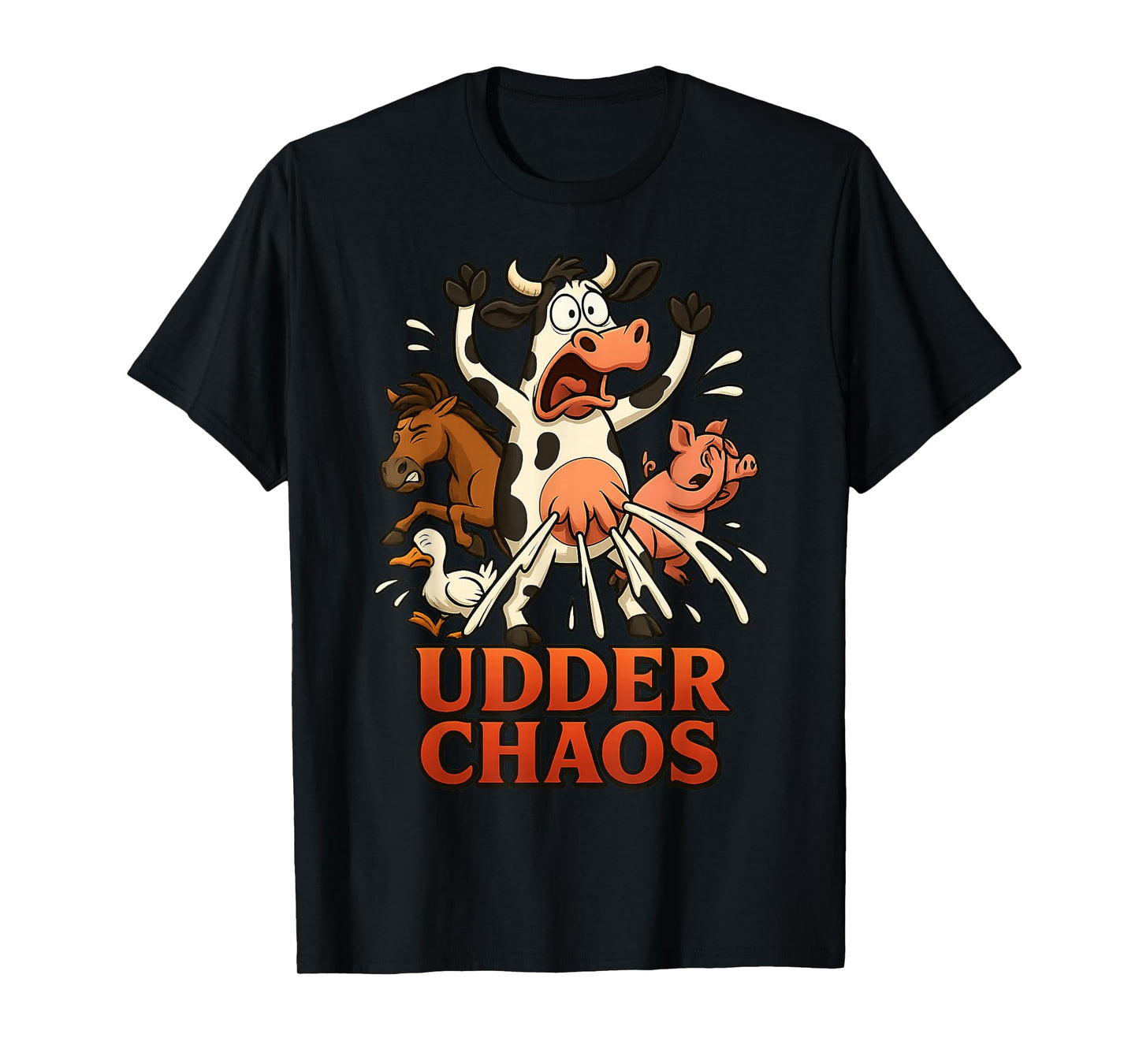Funny Cartoon Cow T-Shirt