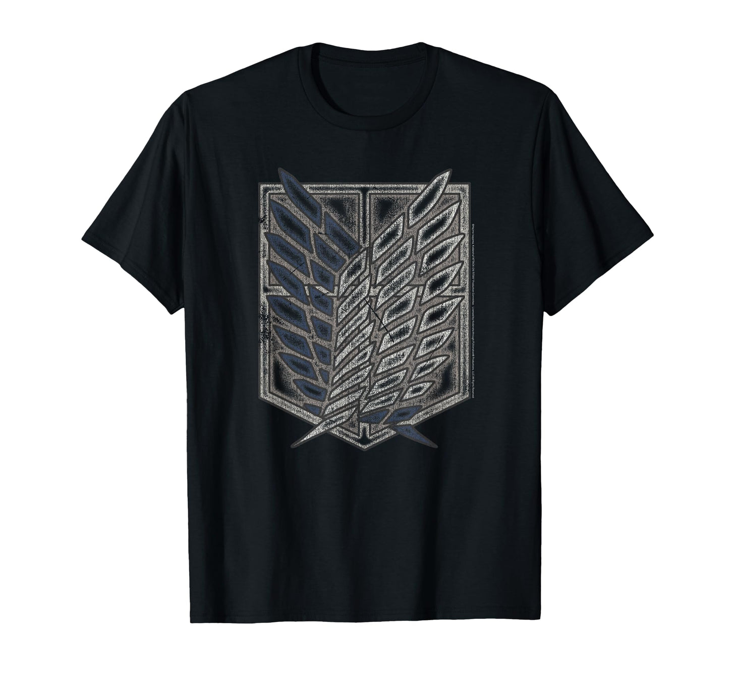 Attack on Titan Season 2 Distressed Scout Symbol Anime T-Shirt