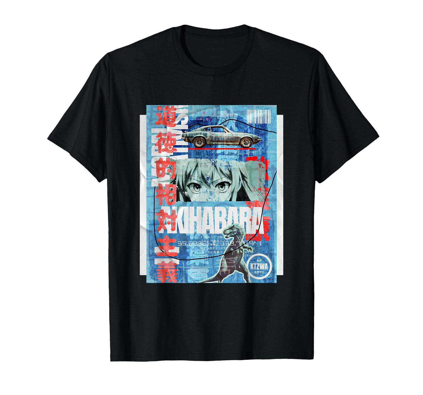 Japanese Retro Vintage 90s 80s Streetwear Tokyo Anime Manga T-Shirt