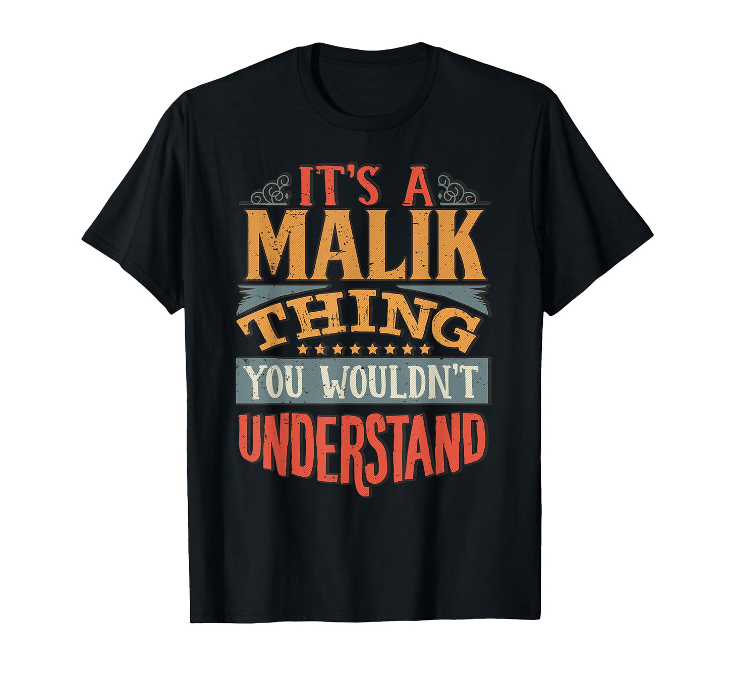 Malik Name T-Shirt