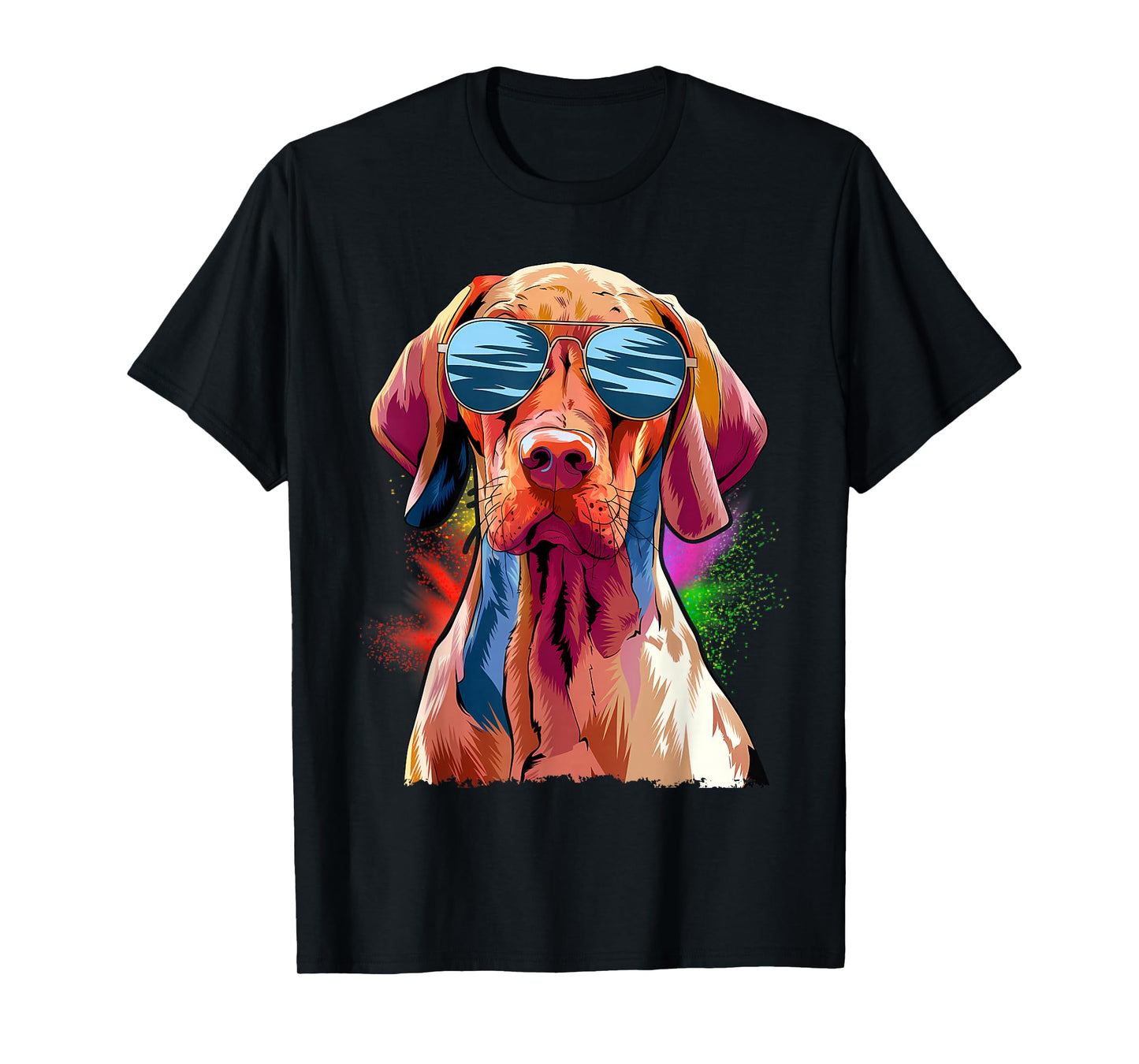 Viszla Lovers Design Pop Art Funny Vizsla Dog T-Shirt