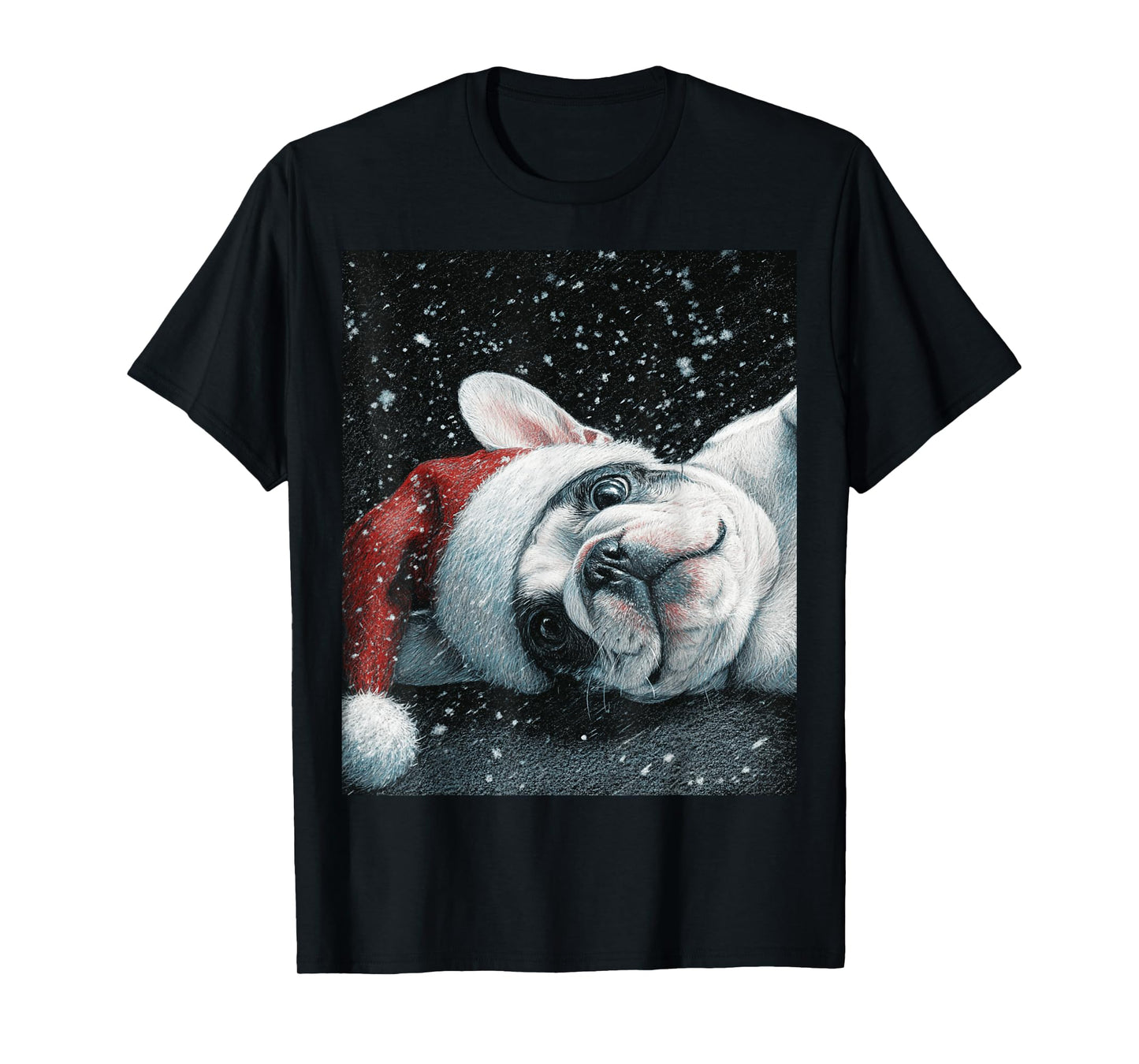 I Love My French Bulldog Christmas Cute T-Shirt