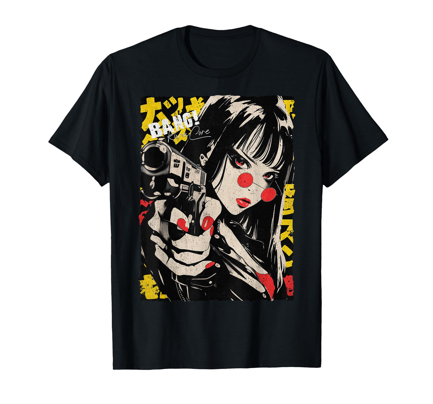 Japan Streetwear Cyberpunk Y2K Hip Hop Techwear Manga Anime T-Shirt