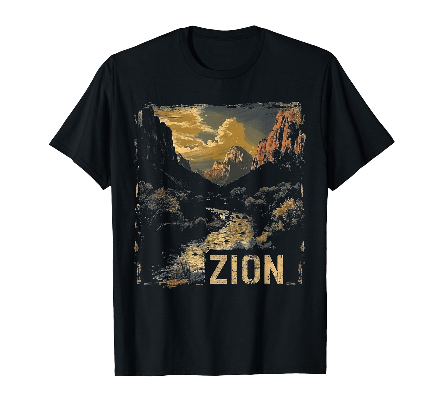 Zion - US National Park Vintage Men Women Kids Retro T-Shirt