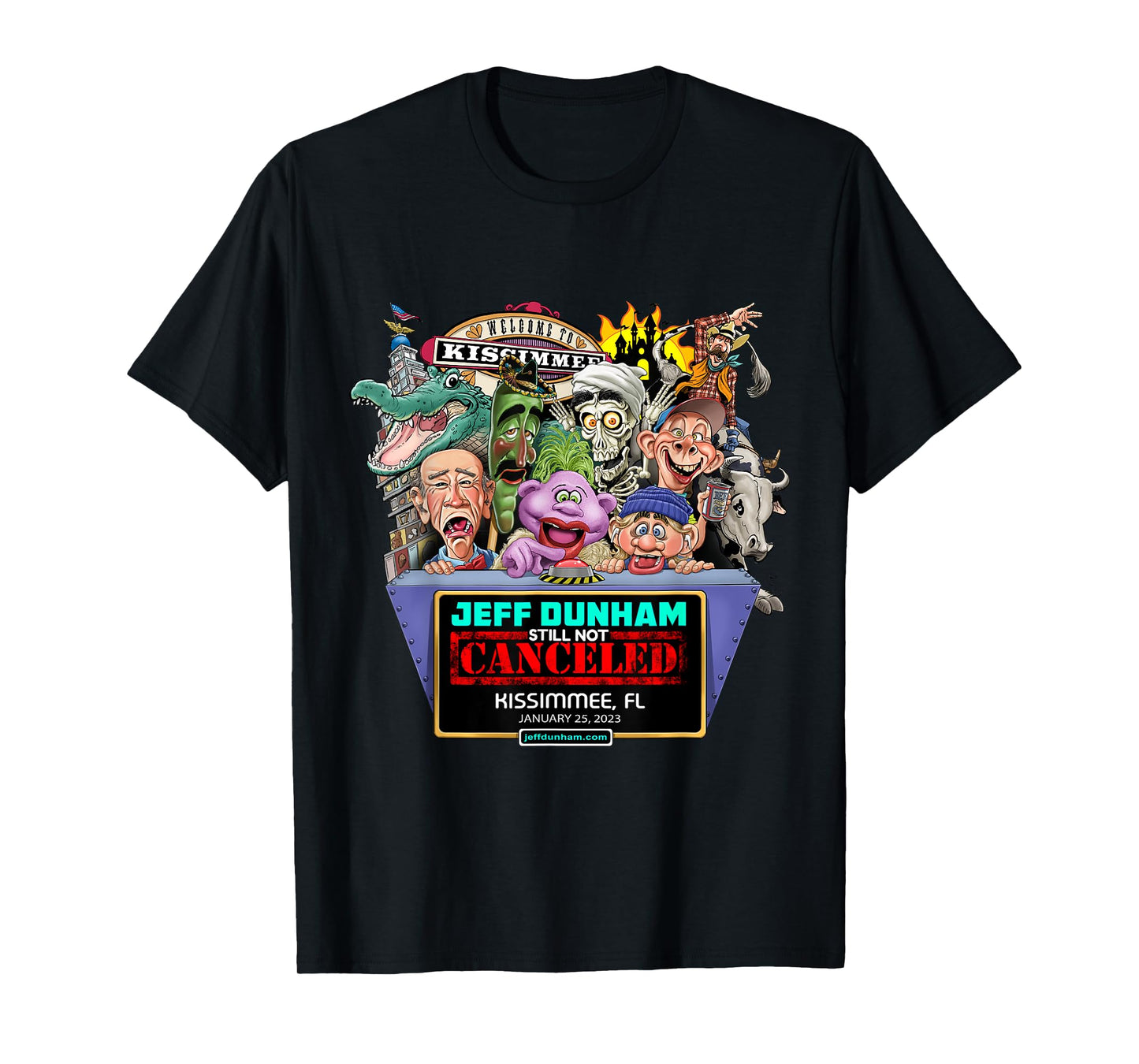 Jeff Dunham Kissimmee, FL (2023) T-Shirt