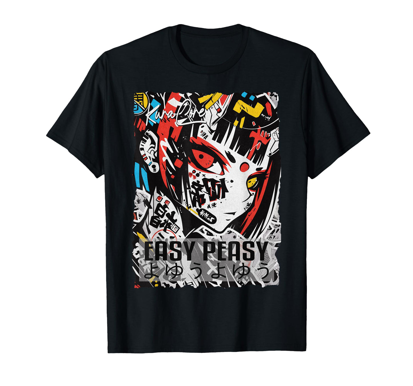 Japan Streetwear Cyberpunk Y2K Techwear Retro Manga Anime T-Shirt