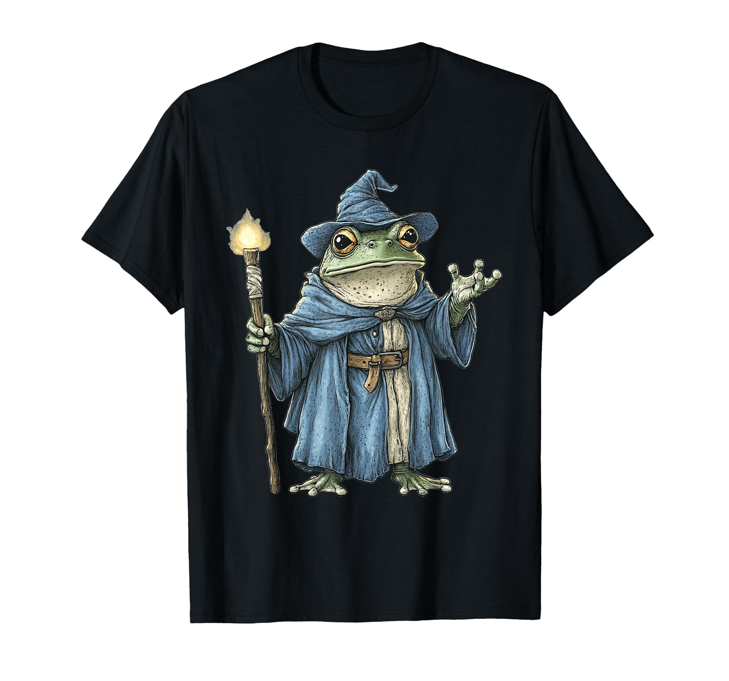 Frog Wizard Fantasy T-Shirt