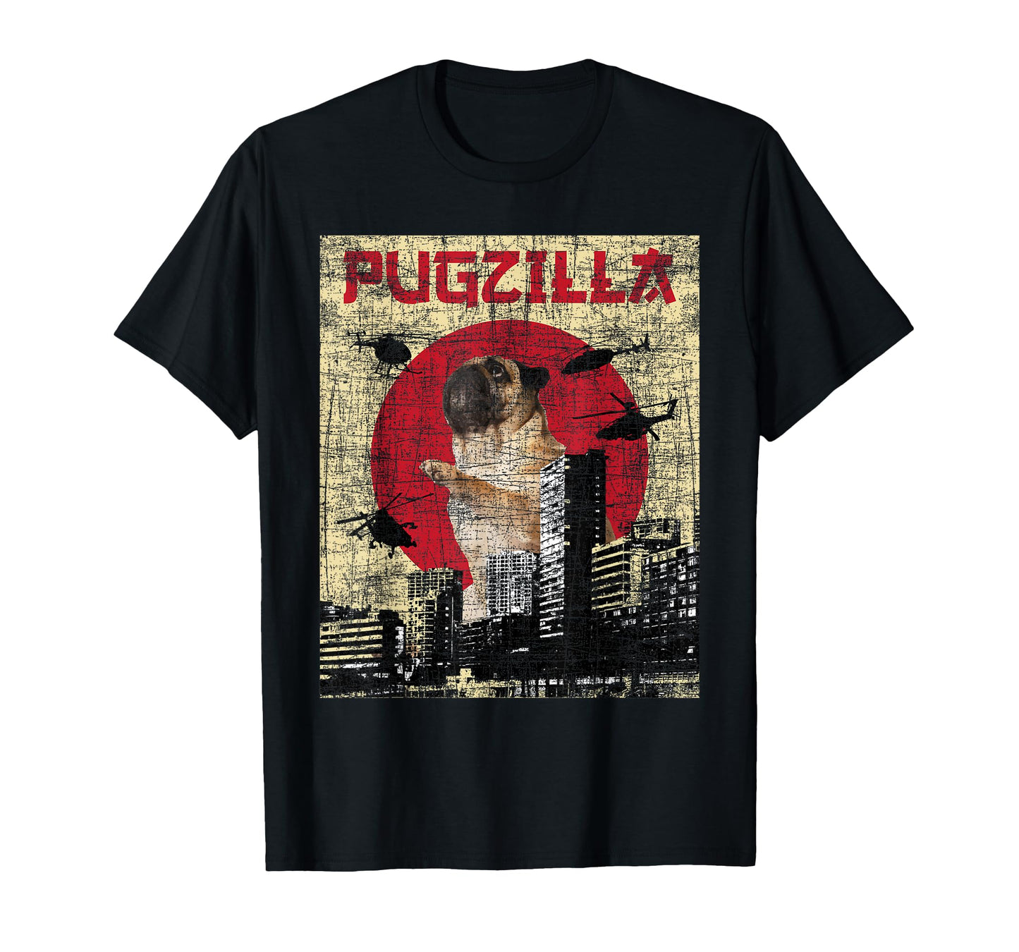 Pugzilla - Dog Lover Puppy Trainer Animal Pet Breeder T-Shirt